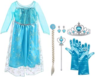 Disfraz de Elsa con accesorios Frozen