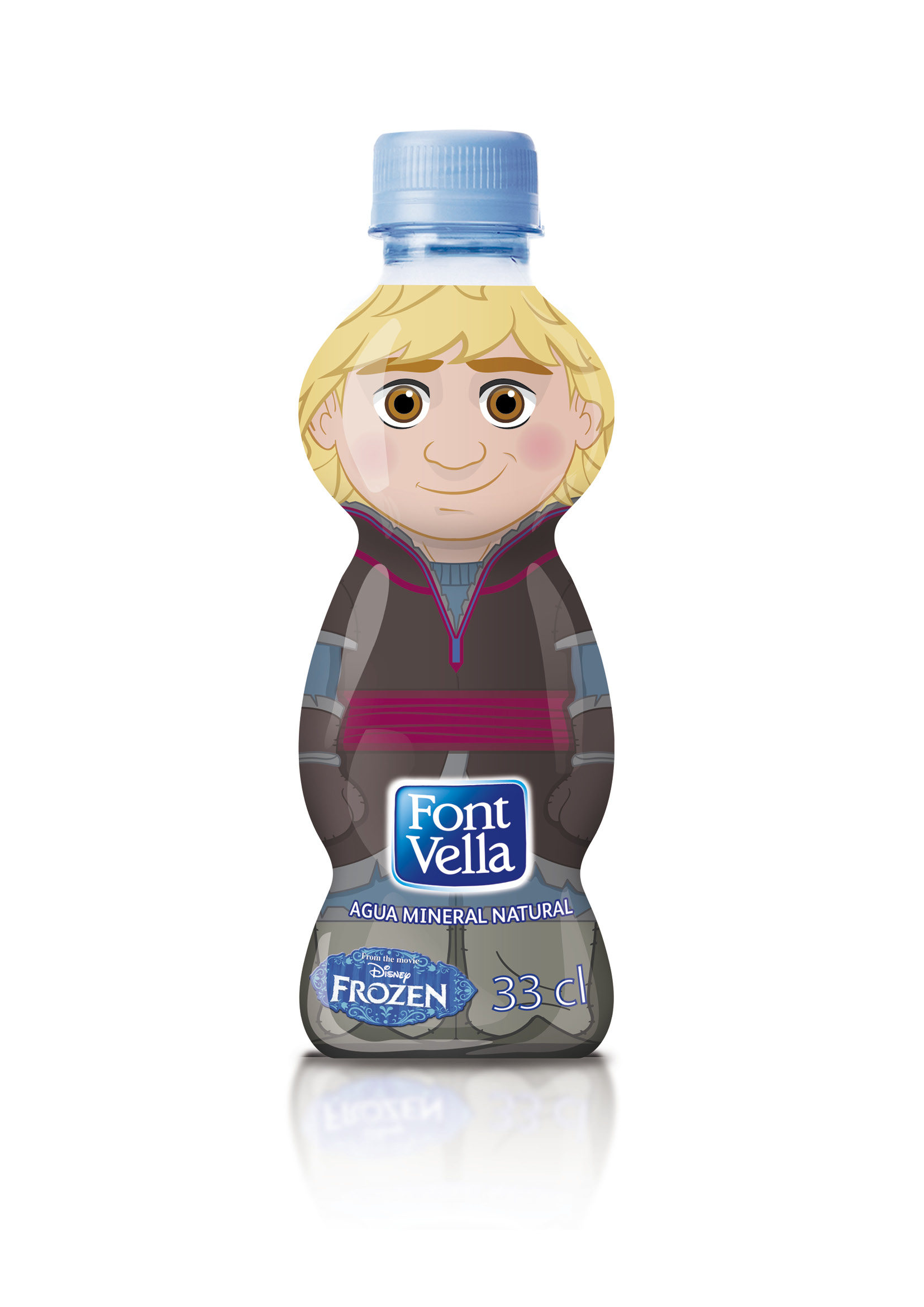 botella de agua pequeña modelo Kristoff